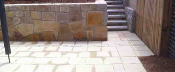 Residential Paving & Retaining Wall Canberra Photo